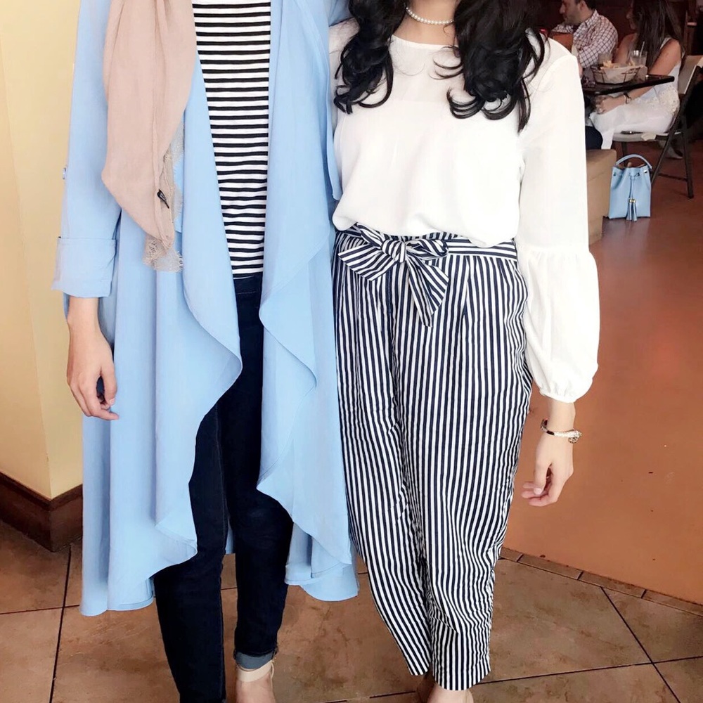 Stripped Zara Pants
